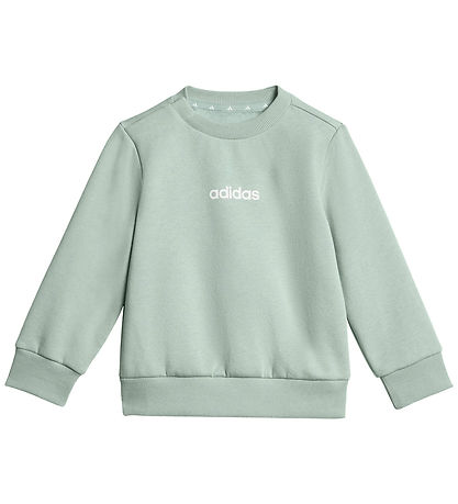Adidas Performance Sweatsæt - I LIN FL JOG - Wosa/White