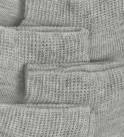 Minymo Ankelstrømper - 5-pak - Light Grey Melange