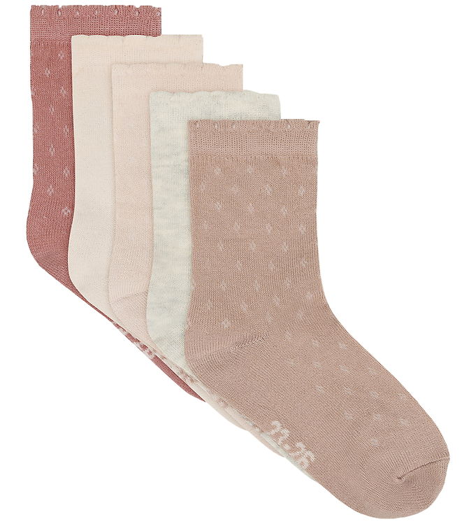 Minymo Strømper - 5-pak - Rugby Tan