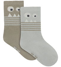 Minymo Strømper - 2-pak - William Gray