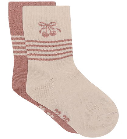 Minymo Strømper - 2-pak - Canyon Clay