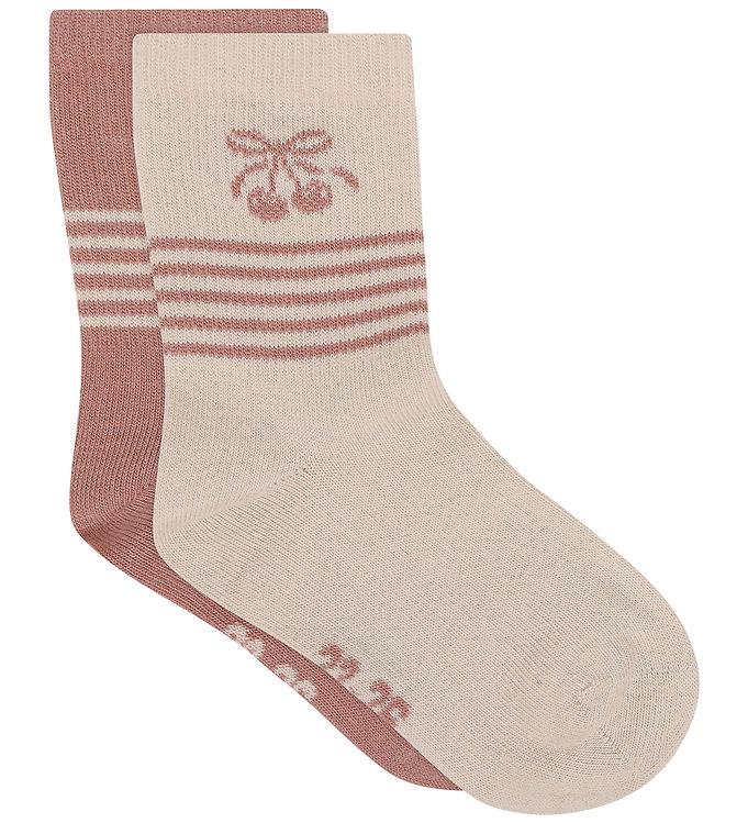 Minymo Strømper - 2-pak - Canyon Clay