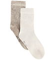 Minymo Socks - 2-Pack - Light Taupe