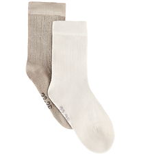 Minymo Strømper - 2-pak - Light Taupe