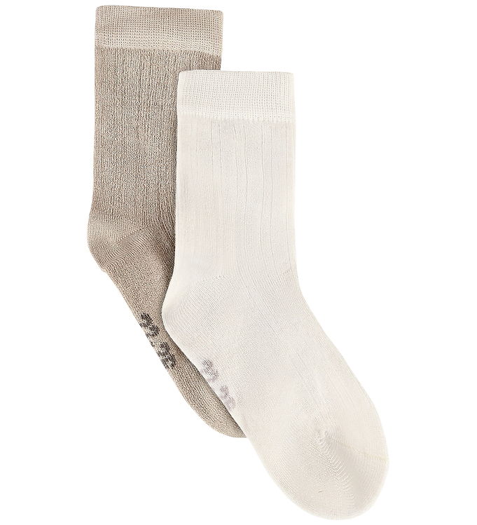 Minymo Strømper - 2-pak - Light Taupe