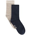 Minymo Socks - 2-Pack - Night Gray