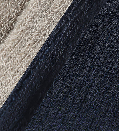 Minymo Strømper - 2-pak - Night Gray