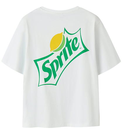 LMTD T-shirt - NlnMadden - Sprite - Bright White