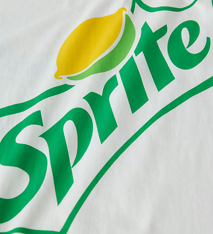 LMTD T-shirt - NlnMadden - Sprite - Bright White