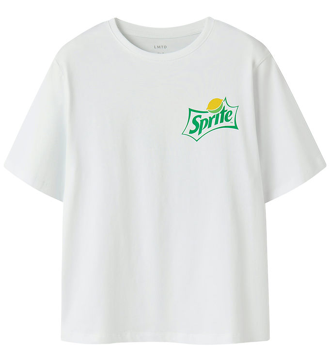 LMTD T-shirt - NlnMadden - Sprite - Bright White