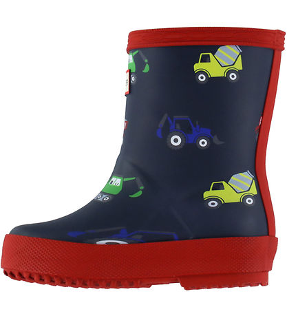 Hunter Gummistøvler - Kids First - Hunter Navy/Military Red