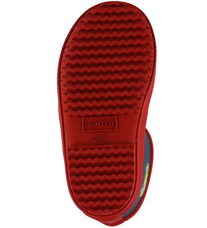 Hunter Gummistøvler - Kids First - Hunter Navy/Military Red