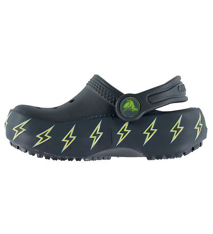 Crocs Sandals w. Light - Clog T - Carbon w. Lightning