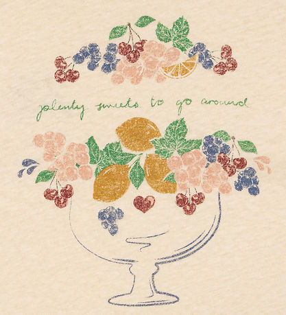 Konges Sløjd T-shirt - Era - Buttercream/Juicy