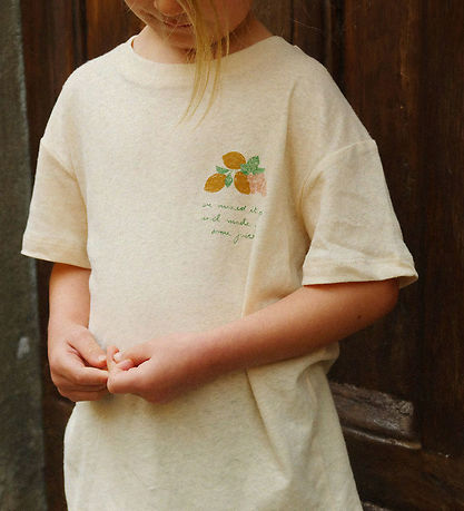 Konges Sløjd T-shirt - Era - Buttercream/Juicy