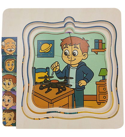 Kinder and Kids Puslespil i Lag - Drengeliv