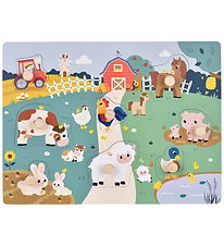 Kinder and Kids Jigsaw Puzzle - 8 Bricks- Farm