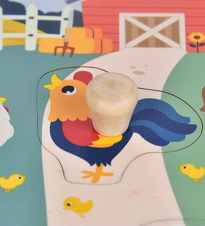 Kinder and Kids Puslespil - 8 Brikker - 30x22 cm - Bondegård