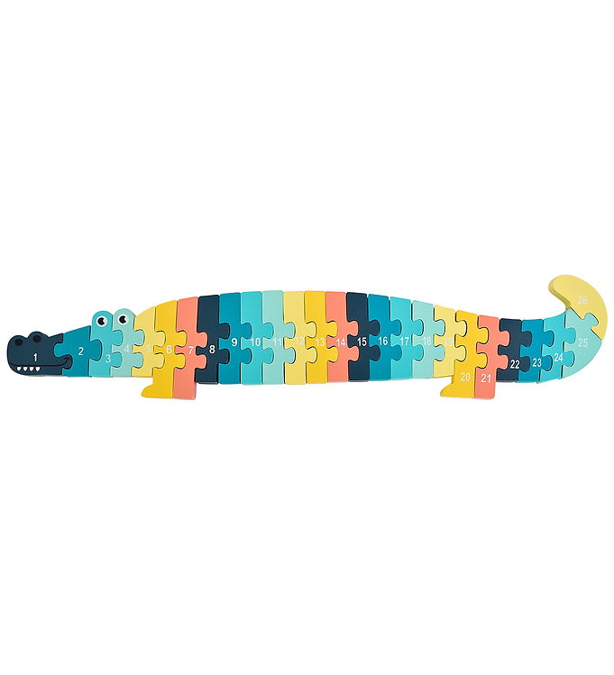 Kinder and Kids Puslespil - 26 Brikker - Krokodille