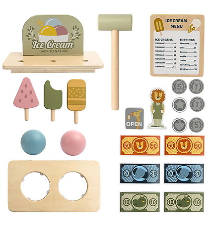 Kinder and Kids Trælegetøj - Isbil