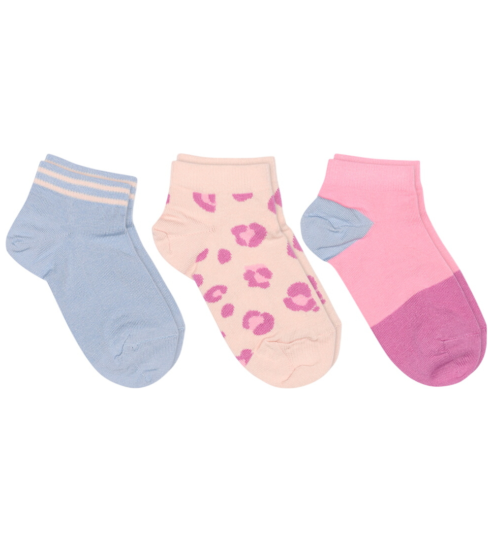 Melton Sneaker-Socken - 3er-Pack - Leopard Sneakers - Crystal Pi - Melton - 23/26 - Socken
