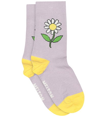 Melton Strømper - Daisy - Cloud Lilac