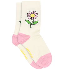 Melton Strømper - Daisy - Snow White