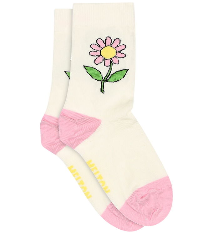 Melton Strømper - Daisy - Snow White