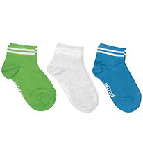 Melton Strømper - 3-pak - Sporty Sneaker - Malibu Blue