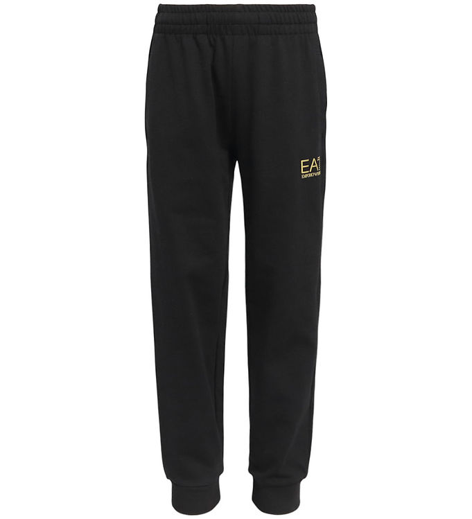 EA7 Sweatpants - Sort m. Guld
