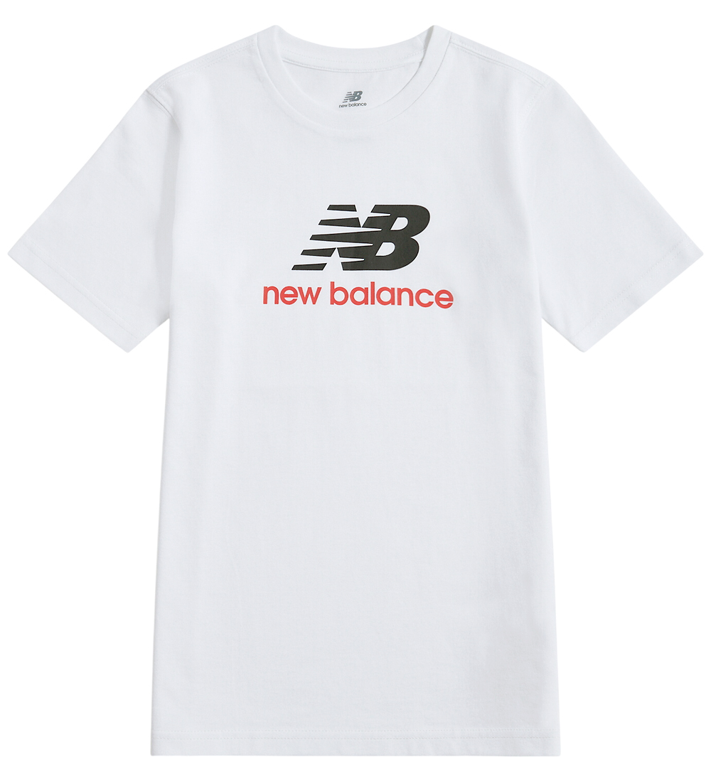 New Balance T-Shirt - Logo-Print - Bright White - New Balance - 12-13 Jahre (152-158) - T-Shirts