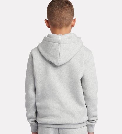 New Balance Hættetrøje - Stacked Logo - Athletic Grey Heather