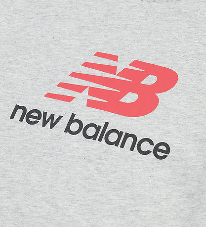 New Balance T-shirt - Stacked Logo - Athletic Grey Heather