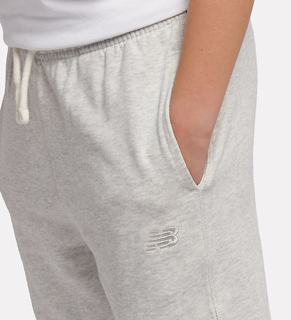 New Balance Sweatpants - Logo - Ash Heather
