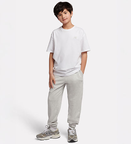 New Balance Sweatpants - Logo - Ash Heather