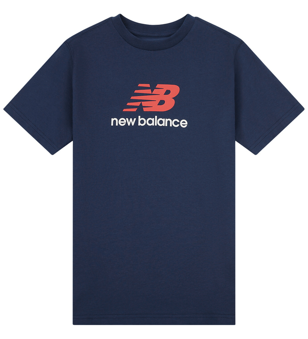 New Balance T-Shirt - Logo-Print - Navy - New Balance - 9-10 Jahre (134-140) - T-Shirts