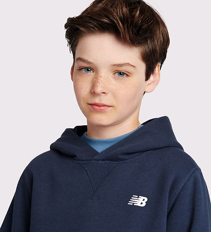 New Balance Hættetrøje - Logo - Navy