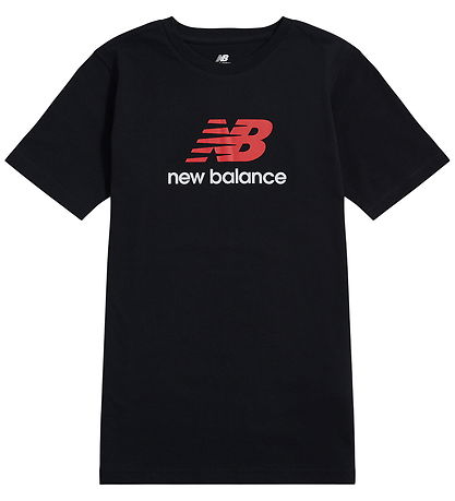 New Balance T-shirt - Stacked Logo - Caviar
