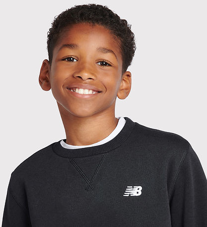 New Balance Sweatshirt - Logo - Caviar