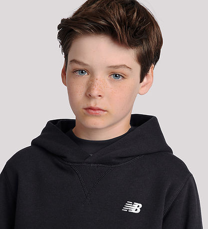 New Balance Hættetrøje - Logo - Caviar