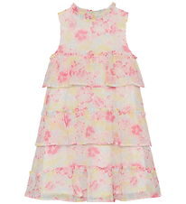 Minymo Kjole - AOP - Bright White