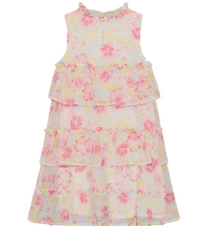 Minymo Kjole - AOP - Bright White