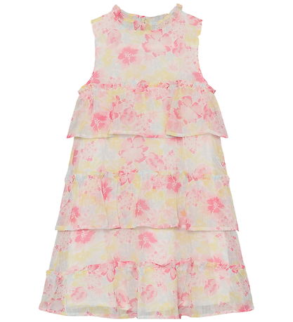 Minymo Kjole - AOP - Bright White