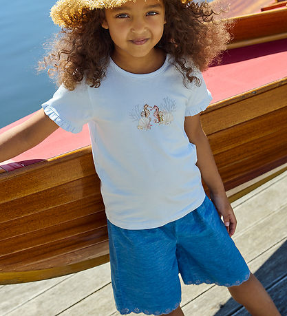 Minymo Shorts - Bermuda - Faded Denim