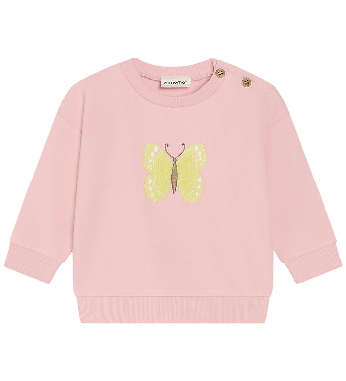 Minymo Sweatshirt - Viskose - Rosy Tough