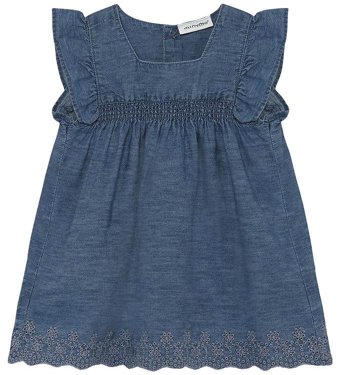 Minymo Kjole - Faded Denim billede