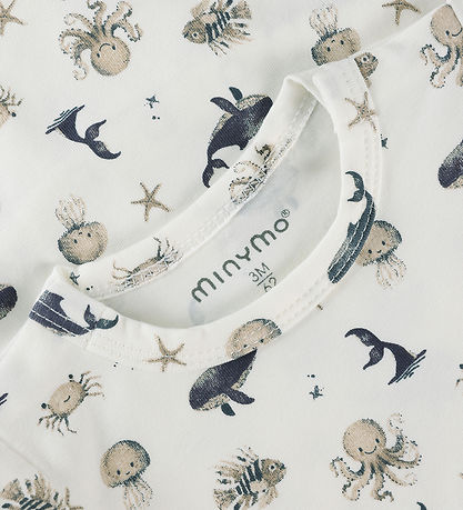 Minymo Body l/æ - AOP - White Pepper