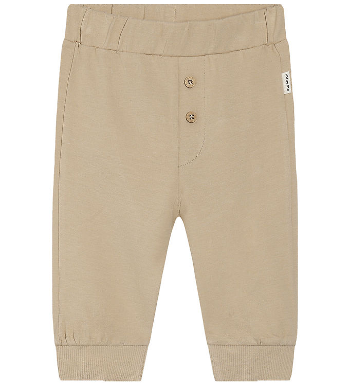 Minymo Sweatpants - Viskose - White Pepper