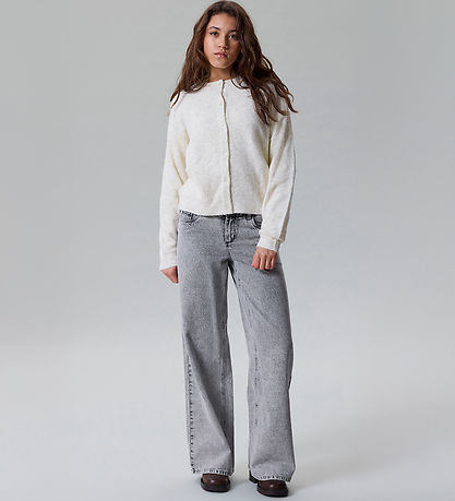 LMTD Jeans - Noos - NlfBirm - Wide - Light Grey Denim/Super Ligh
