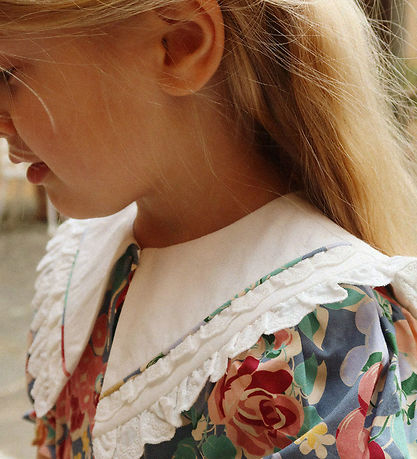 Konges Sløjd Kjole - Coeur Collar - Bloomiegrape Blues